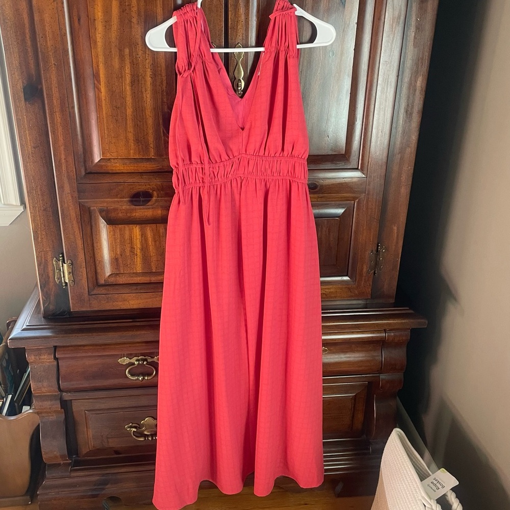 Heyson Elegant Red Sleeveless Dress